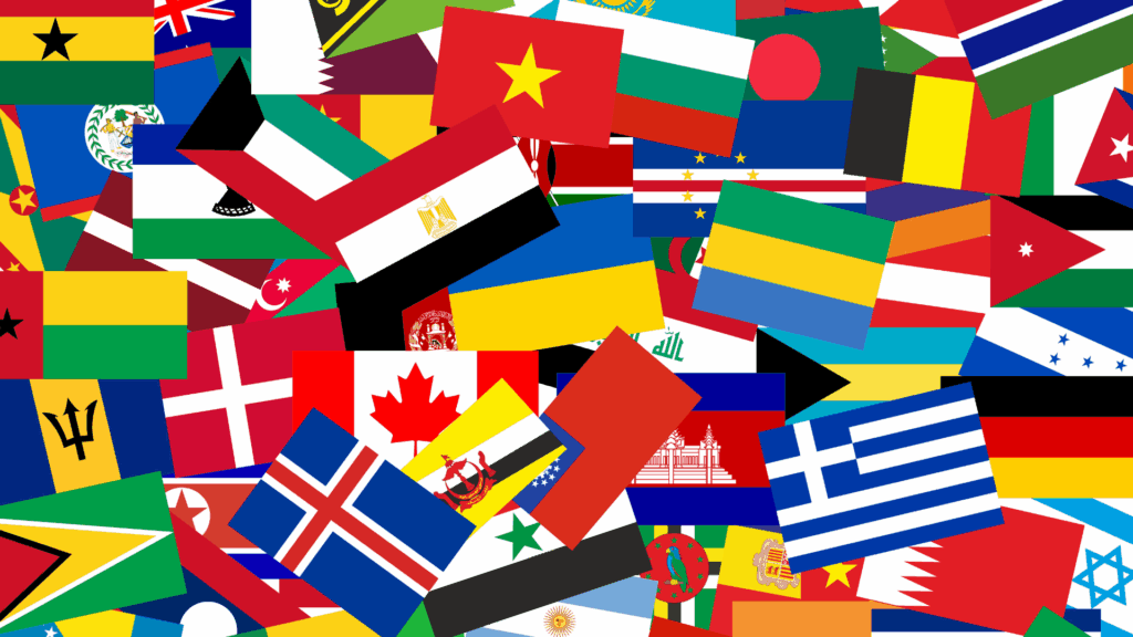 Educational illustration representing international drug regulation and differing legal frameworks related to ibogaine